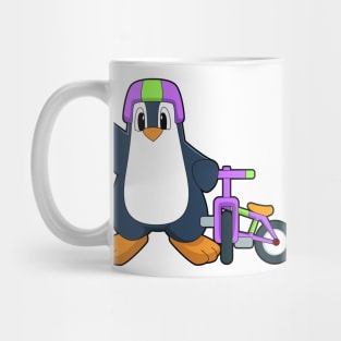 Penguin Bicycle Mug